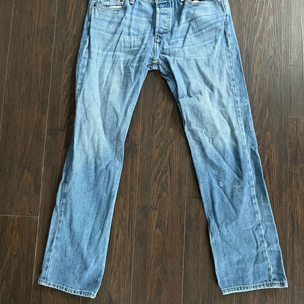 Hollister Light Blue Straight Jeans